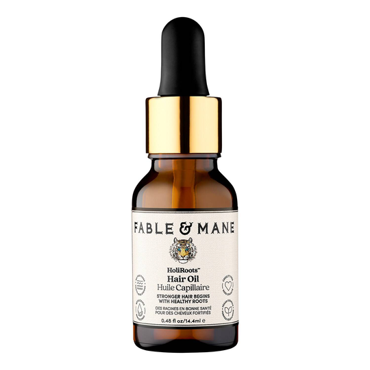 Fable & Mane Holiroots Hair Oil Travel Size 14.4Ml
