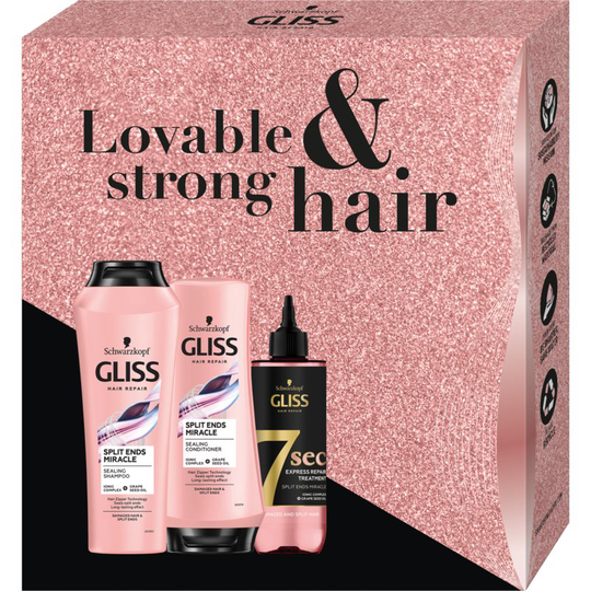 Schwarzkopf Gliss Split Ends Miracle Gift Set (for Split Hair Ends)