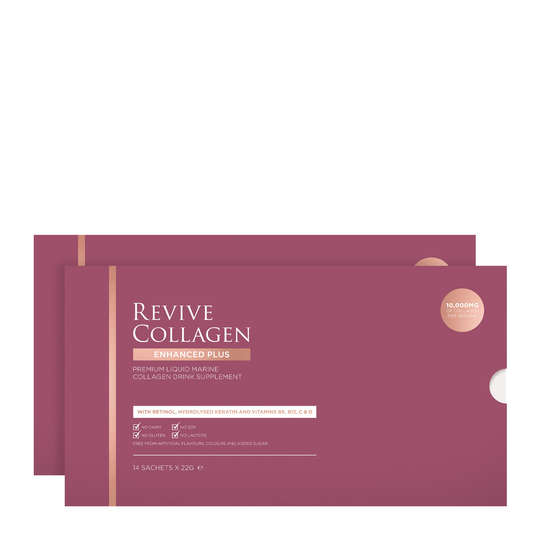 Revive Collagen Enhanced Plus Premium Liquid Marine Collagen Drink 28 Sachets