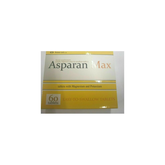 Asparan Max 60-tablets Magnesium & Potassium ASPARGIN Magnez i Potas magne b6