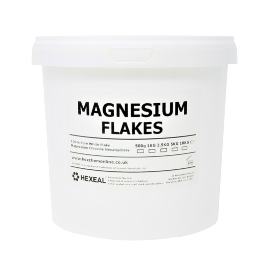 MAGNESIUM FLAKES | 5KG BUCKET | 100% Pure | Magnesium Chloride
