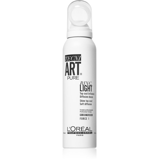 L'Oréal Professionnel Tecni.Art Ring Light Ultimate Fixative Spray For Shine Fragrance Free 150 ml