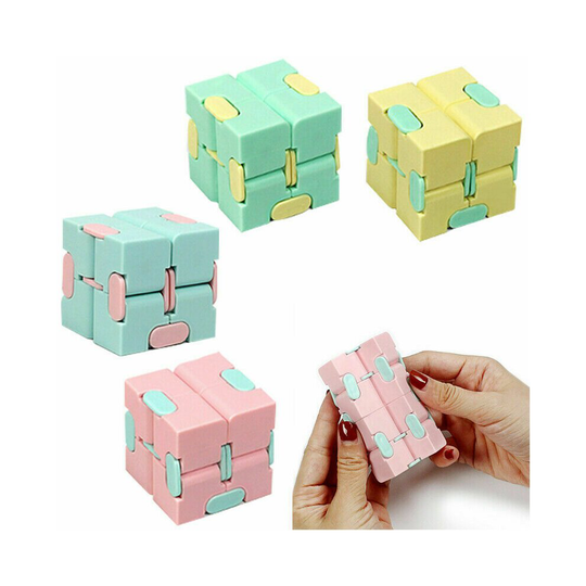 (Blue ) Fidget Cube Infinity Cube Stress Relief Autism