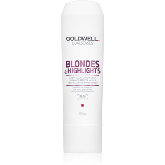 Goldwell Dualsenses Blondes & Highlights Conditioner for Blonde Hair for Yellow Tones Neutralization 200 ml
