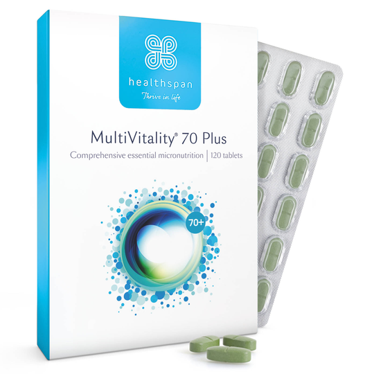 Healthspan Multivitality 70 Plus 120 Tablets