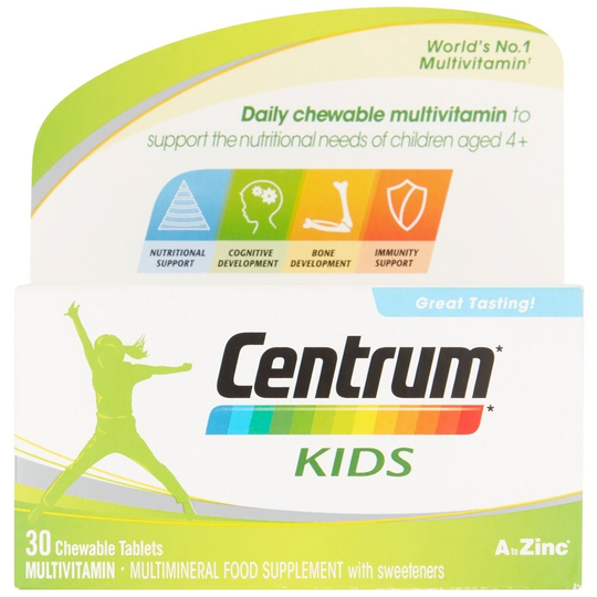 Centrum Kids Multivitamin Chewable Tablets X 30
