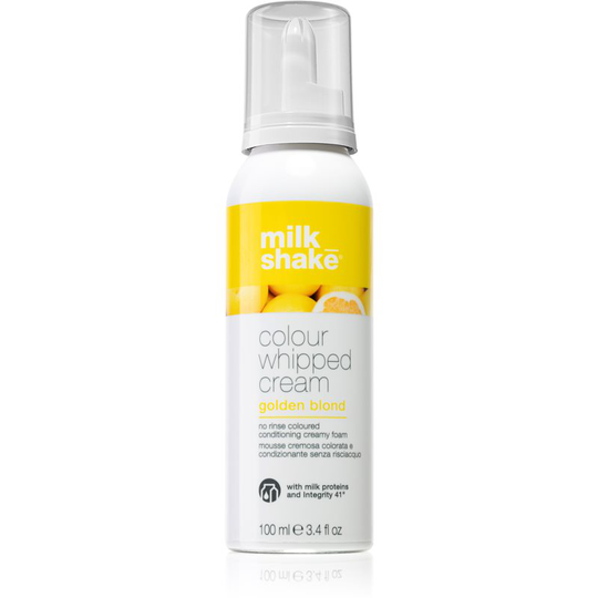 Milk Shake Colour Whipped Cream Toning Foam for All Hair Types Golden Blond 100 ml