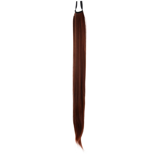 (Brownish Yellow) Deluxe Clip In Ponytail As Human Hair Extension Piece woman hair Smooth UK TOP