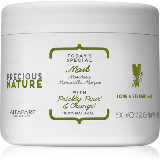 Alfaparf Milano Precious Nature Prickly Pear & Orange Smoothing Mask To Treat Frizz 500 ml