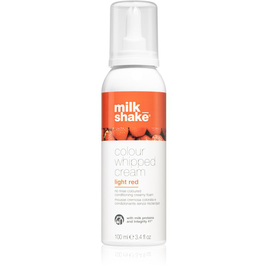 Milk Shake Colour Whipped Cream Toning Foam for All Hair Types Light Red 100 ml