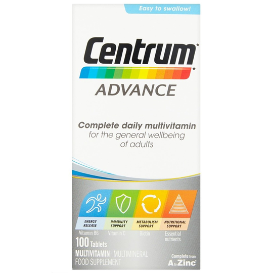 Centrum Advance Multivitamin Tablets X 100