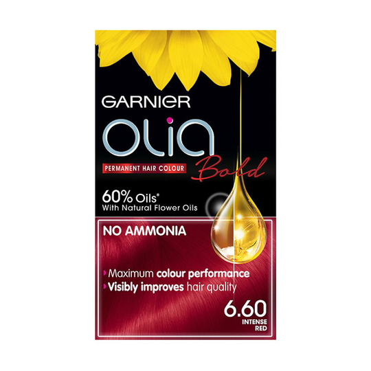 Garnier Olia 6.60 Intense Red Hair Dye - 1 Kit