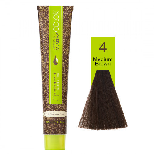 Macadamia Oil Cream Color 4.0 Medium Brown