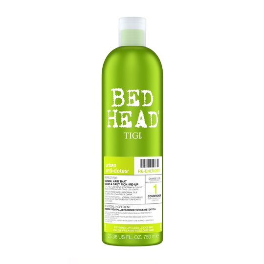 Bed Head By Tigi Urban Antidotes Re-Energise Daily Conditioner For Normal Hair 750Ml