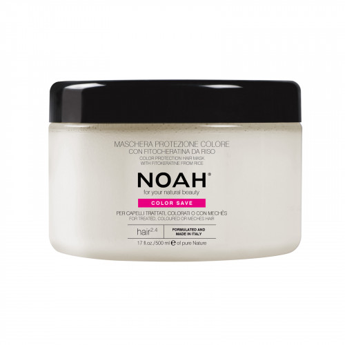 Noah 2.4 Color Protection Natural Hair Mask For Coloured Hair With Phytokeratin From Rice 500ml