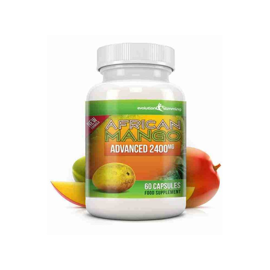 Pure African Mango Advanced 2400mg - 60 Capsules - Dietary Supplement - Evolution Slimming