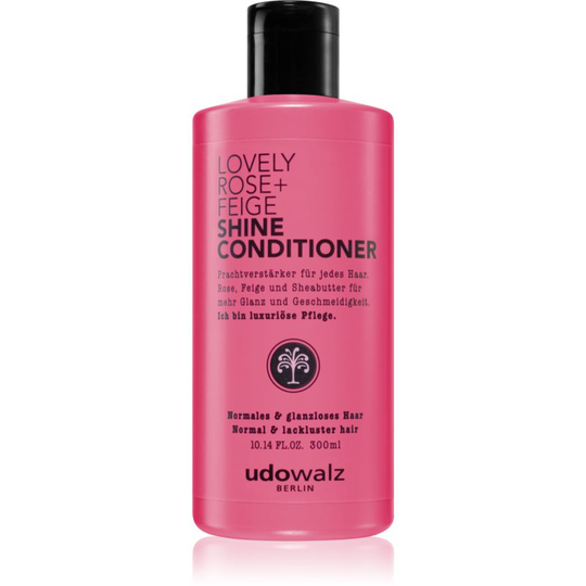 Udo Walz Shine Rose + Feige Nourishing Conditioner for Shiny and Soft Hair 300 ml