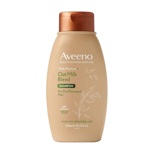 Aveeno Itchy Scalp Soothing & Daily Moisture Hair Shampoo with Oat Milk for Dry Damaged Hair 354ml