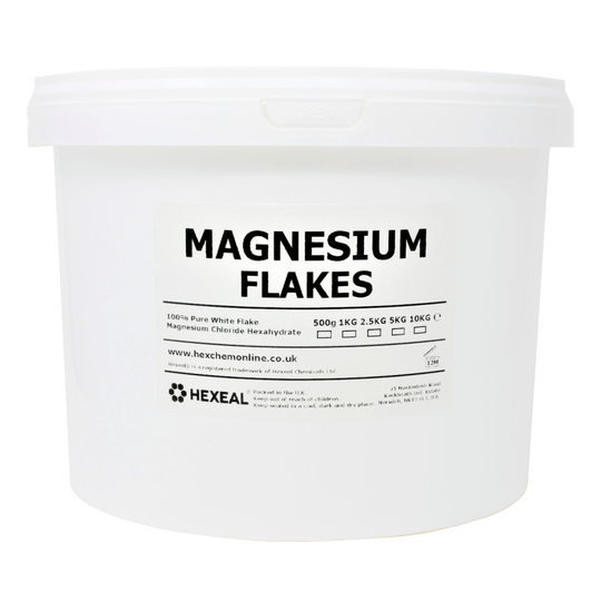 MAGNESIUM FLAKES | 10KG BUCKET | 100% Pure | Magnesium Chloride