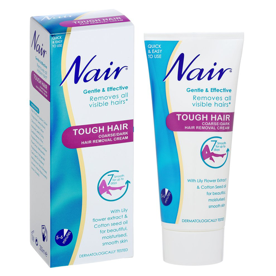 Nair - Tough Hair Cream - 250ML, Dermatologically tested