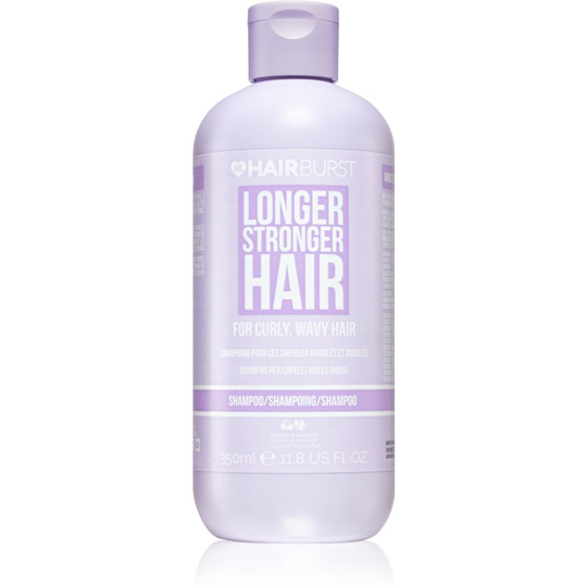 Hairburst Longer Stronger Hair Curly, Wavy Hair Moisturizing Shampoo For Wavy And Curly Hair 350 ml