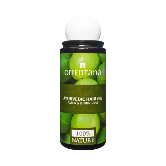 Orientana - AMLA & BHRINGRAJ AYURVEDIC HAIR OIL - 100% Natural, 105ml
