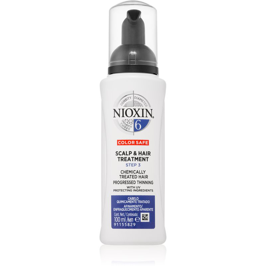 Nioxin System 6 Scalp & Hair Treatment Treatment For The Scalp For Chemically Treated Hair 100 ml