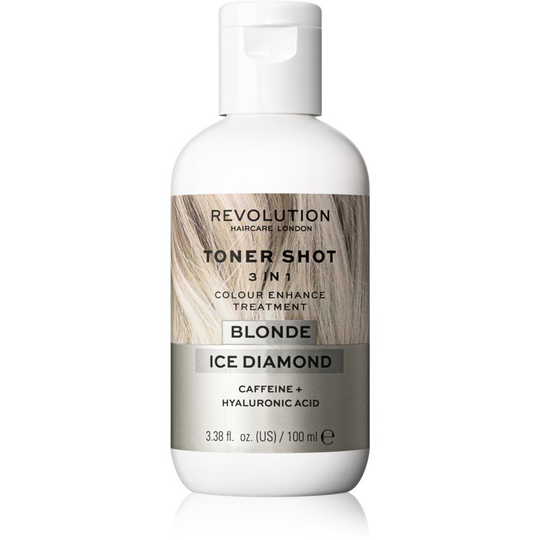 Revolution Haircare Toner Shot Blonde Ice Diamond Nourishing Toning Mask 3 in 1 Shade Ice Diamond 100 ml