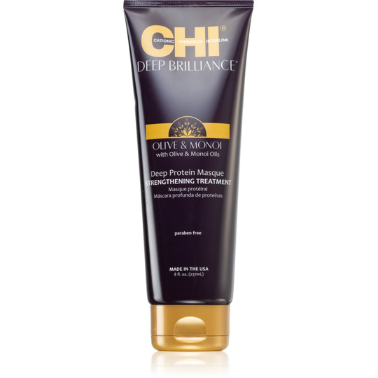 CHI Brilliance Reinforcing Mask for Weakened, Damaged Hair and Frayed Ends With Olive Oil 237 ml