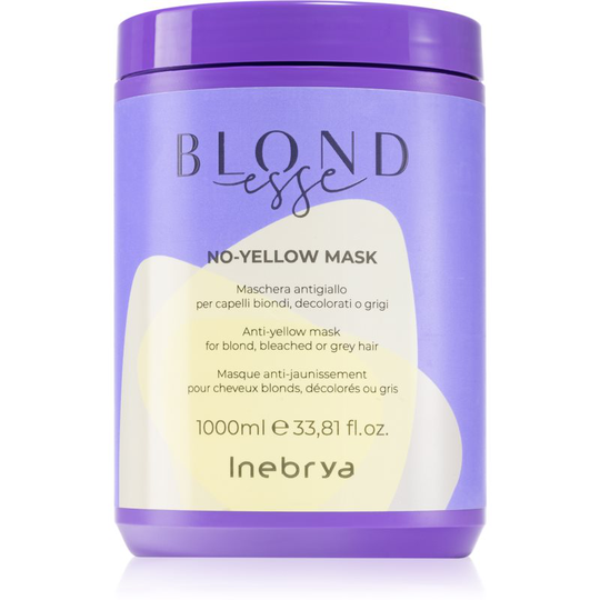 Inebrya BLONDesse No-Yellow Mask Hair Mask for Yellow Tones Neutralization 1000 ml