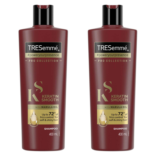 Tresemme Pro Collection Keratin Smooth Shampoo 2 X 400Ml