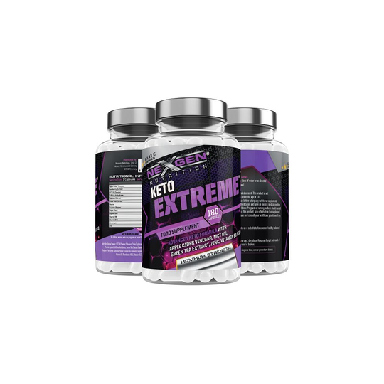 Keto Extreme Keto Supplement with Apple Cider Vinegar, 180 Capsules