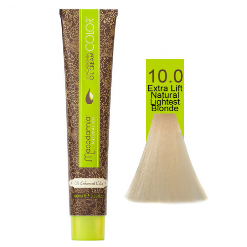 Macadamia Oil Cream Color 10.0 Extra Lift Natural Lightest Blonde