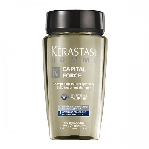 Kerastase Homme Bain Capital Force Anti-Dandruff Hair Shampoo for men 250ml