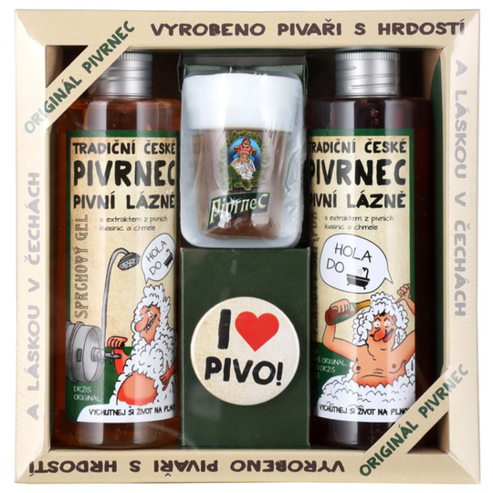 Bohemia Gifts & Cosmetics Beer Set (for Body and Hair) for Men