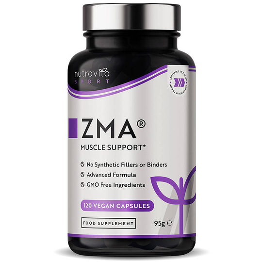 Nutravita - Zma Muscle Support - 120 Vegan Capsules - 2 Months Supply