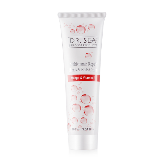 Dr Sea Multi Vitamin Hand & Nails Cream - Mango Butter & Vitamin E 100Ml