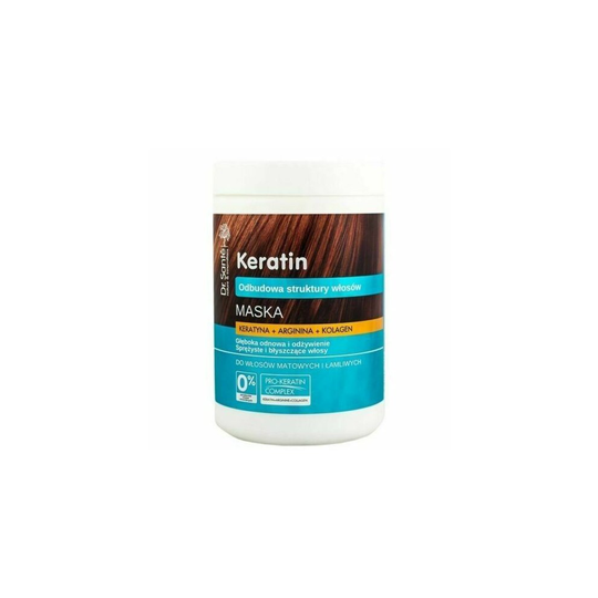 Dr Sante Keratin Hair Mask for Dull and Brittle Hair 1000ml Deep Recovery