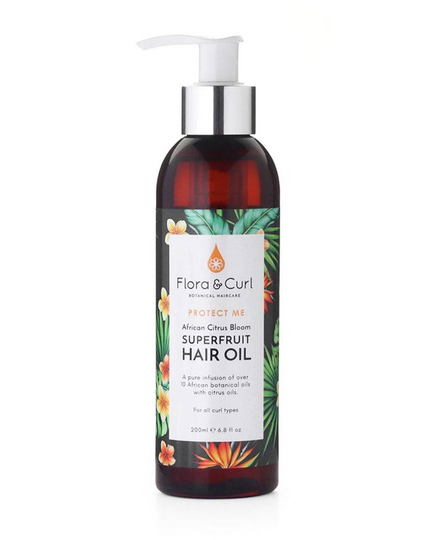Flora & Curl African Citrus Superfruit Hair Oil 200Ml