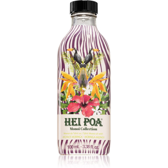 Hei Poa Monoi Collection Moringa Multi-Functional Oil for Body and Hair 100 ml