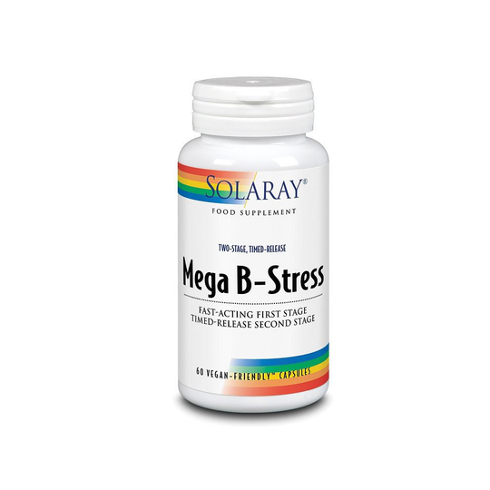 Solaray Two-Stage Mega B-Stress Capsules 60 (87807)