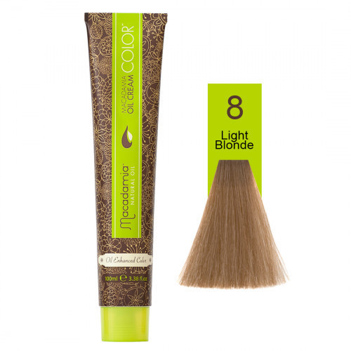 Macadamia Oil Cream Color 8.0 Light Blond