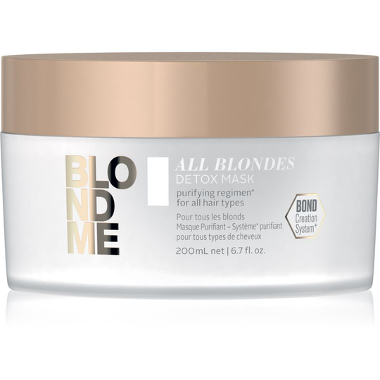 Schwarzkopf Professional Blondme All Blondes Detox Cleansing Detox Mask For Blondes And Highlighted Hair 200 ml