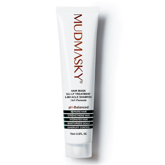 Mudmasky Hair Mask, Scalp Treatment & Miracle Shampoo | Anti Dandruff Shampoo