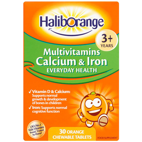 Haliborange Kids Multivitamins Calcium & Iron - 30 Tablets