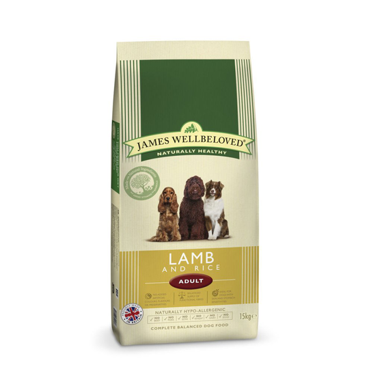 Jwb Adult Dog Maintenance Lamb & Rice Kibble 15kg