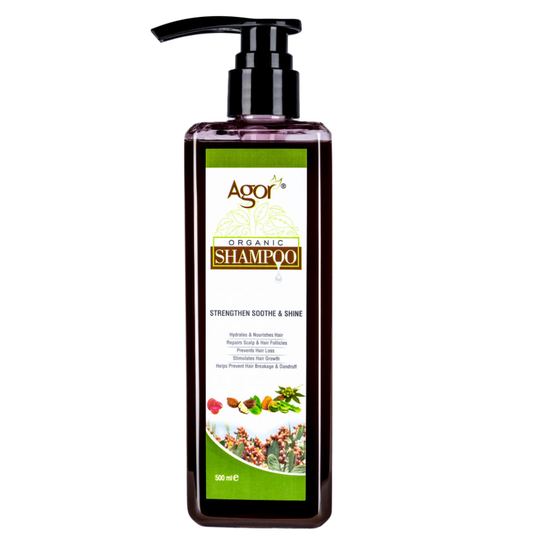 Agor Organic Hair Shampoo (Strengthen Soothe & Shine)