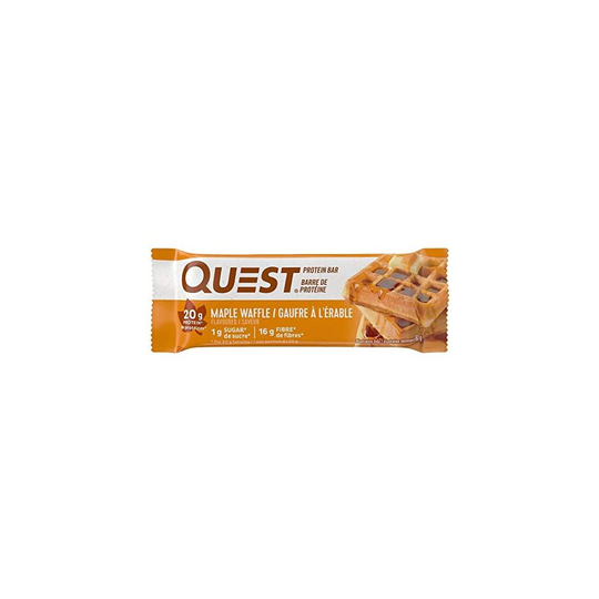 Quest Nutrition Bar Maple Waffle 12/Box, 720 g