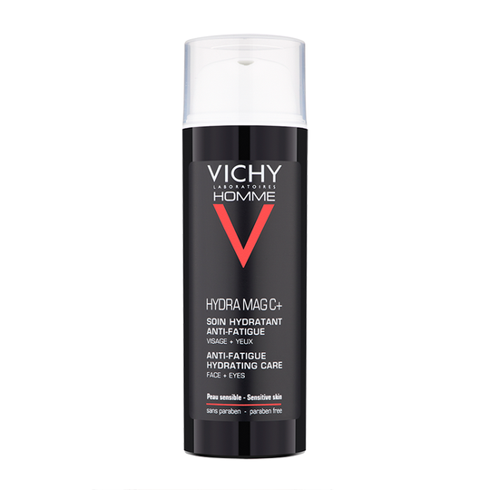 Vichy Homme Hydra Mag C Plus Anti-Fatigue 2 In 1 Moisturiser 50Ml