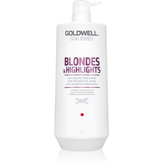 Goldwell Dualsenses Blondes & Highlights Conditioner for Blonde Hair for Yellow Tones Neutralization 1000 ml